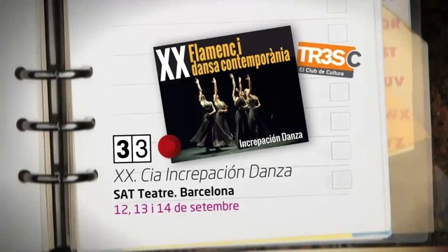 TV3 - 33 recomana - XX. Increpación Danza. SAT Teatre. Barcelona