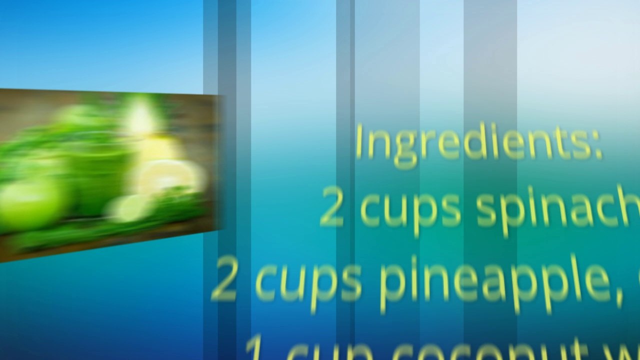 Matcha Tropical Green Smoothie - Matcha Tea