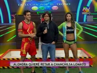 Alondra García Miro se pone celosa de 'Chanchilza Lomazo' de Combate