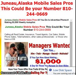 Juneau,Alaska Mobile Sales Pros This Could Be Your Number 810-244-0669