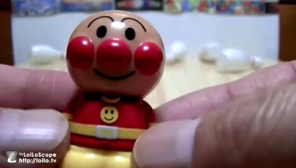 アンパンマンシューティングでボウリング！ スローモーションでもストライク！　Anpanman