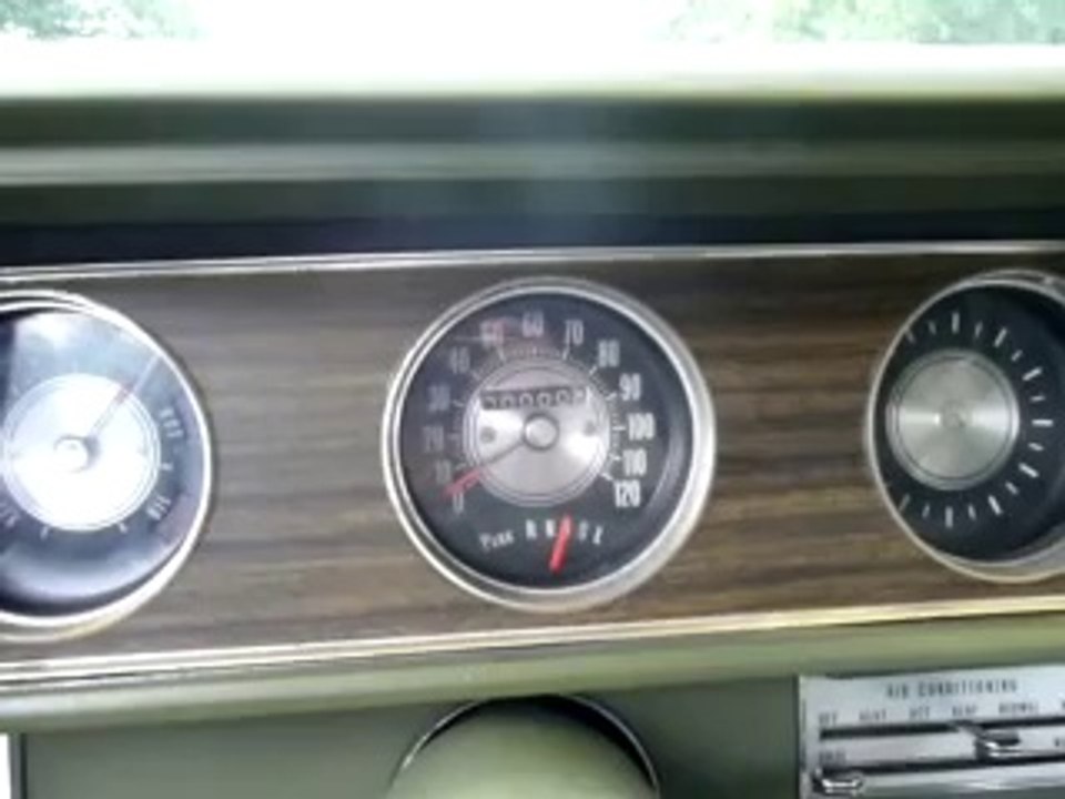1971 Oldsmobile Cutlass Odometer Rollover