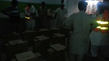 Customs Health Care SOCIETY IN BANNU distributing solar fans among HINDU IDPs.