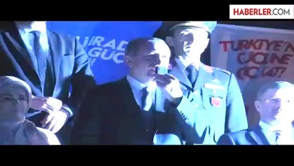 Erdoğan'ın Kısıklı'daki Konuşmasında Mikrofon Krizi
