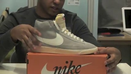 Nike Blazers Hi Suede (Vintage)_ Unboxing, replica review on feet