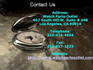 Watch Parts Wholesale And Online Sites
