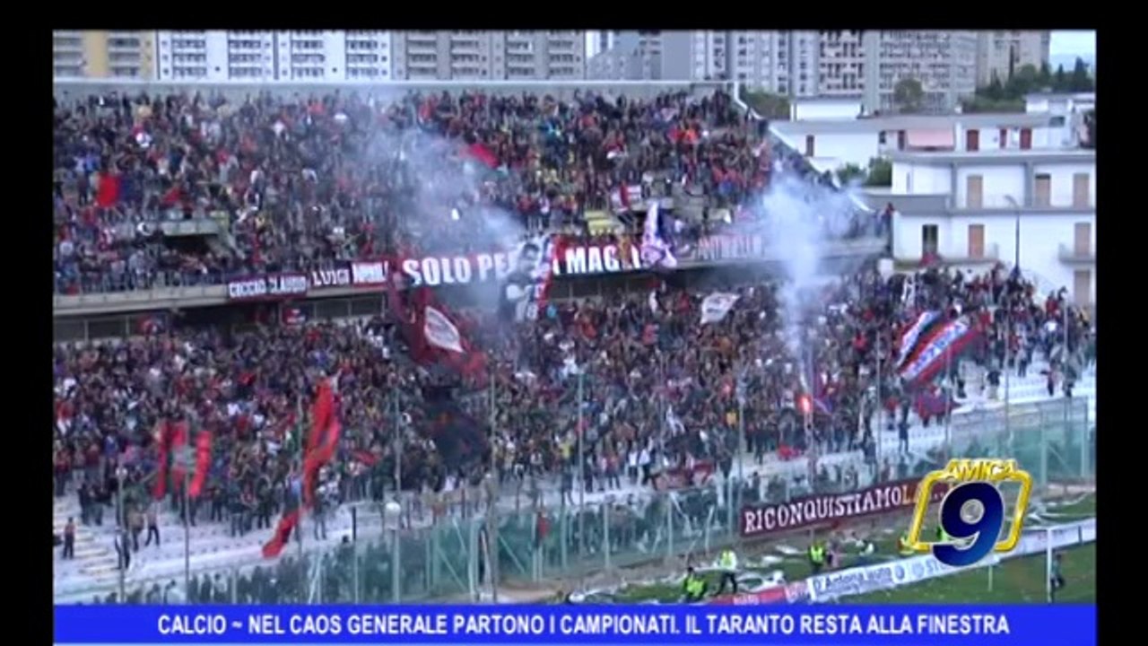 CALCIO | Nel caos generale partono i campionati. Il Taranto resta alla finestra