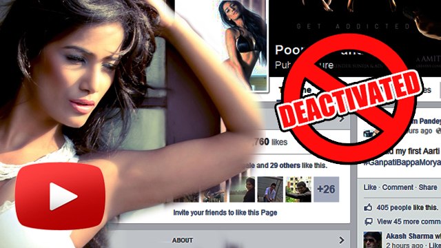 Facebook Deactivates Poonam Pandey's Account Due To Nude Ice Bucket Challenge !