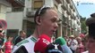 La Vuelta 2014 - Etape 8 - Christopher Froome revient sur sa chute de la veille