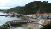 PAISAJE: Ambiente hoy 30 agosto en el puerto de Candás, Asturias