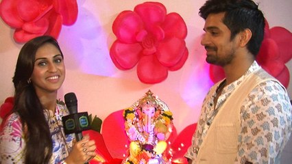 WATCH Krystal D' Souza And Vishal Singh Perform Ganpati Aarti - Ganesh Chaturthi 2014