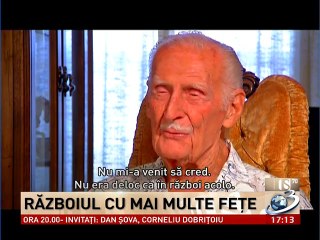 Războiul cu mai multe feţe - POVESTI DE VIATA DIN AL DOILEA RAZBOI MONDIAL (i)