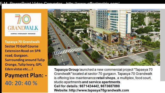 tapasya retail shops 9911798072 sec 70