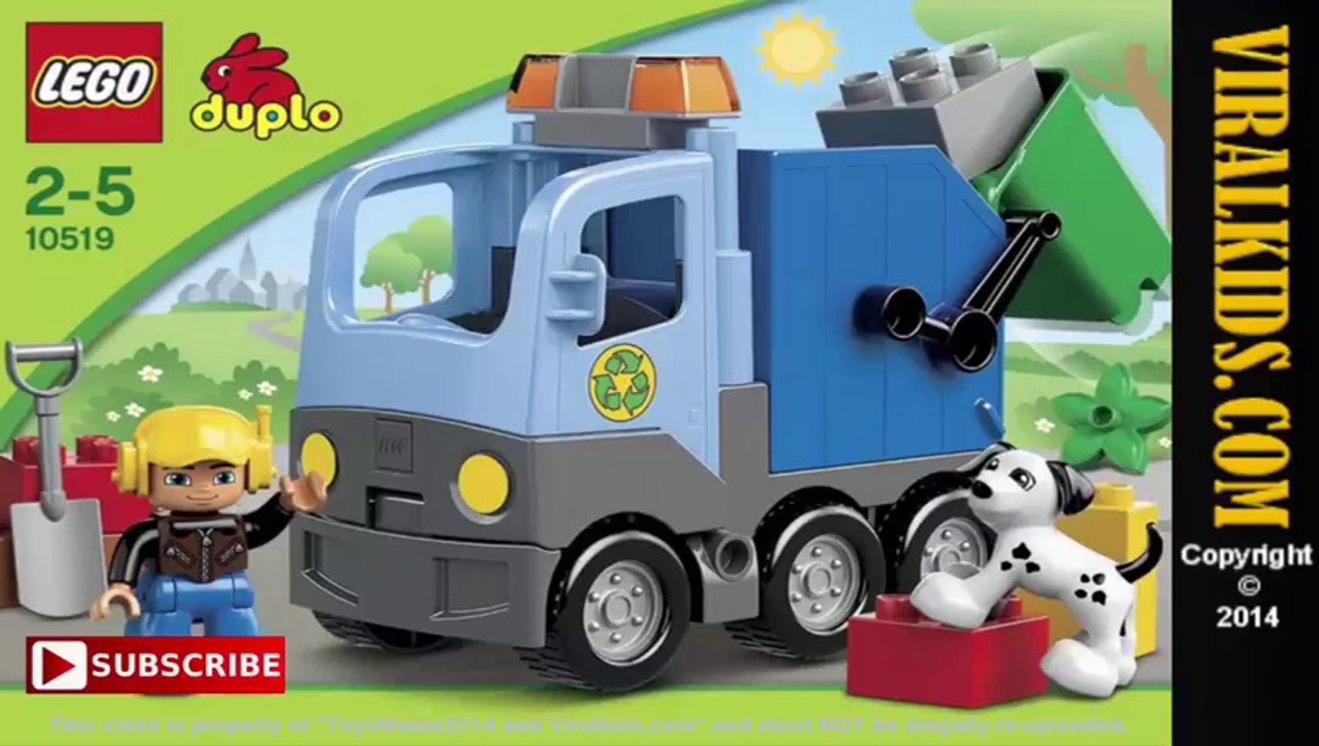 Lego Duplo Garbage Truck 10519 - Toys Review - video Dailymotion