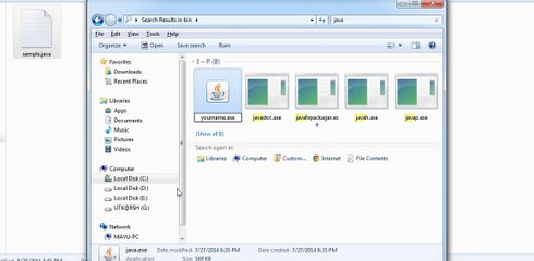 compile java program using name