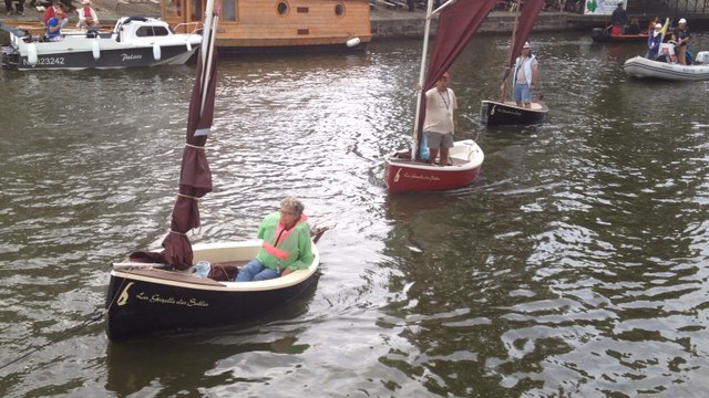 Rendez-vous de l'Erdre, l'arrivée de la flottille