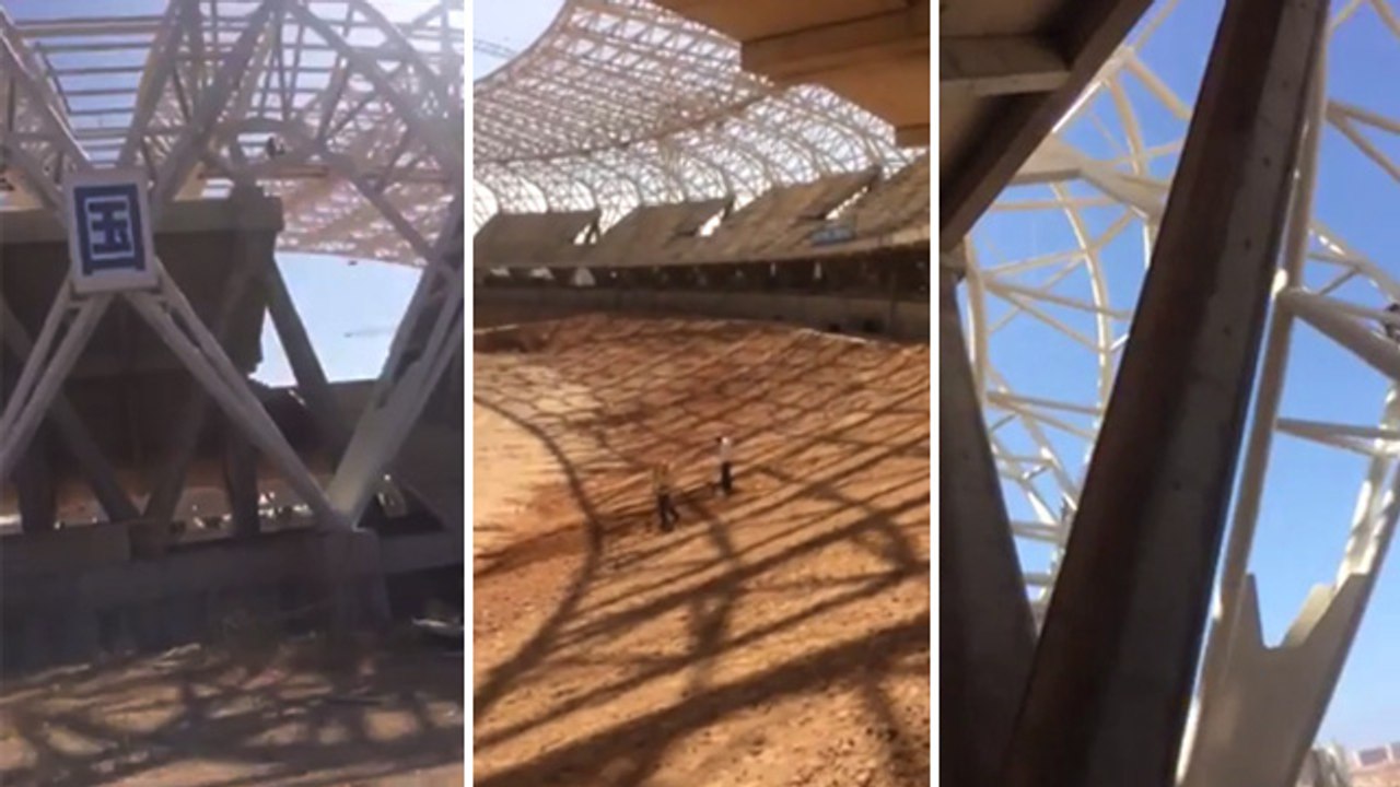 Etat des travaux du nouveau stade d'Oran