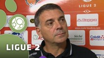 Conférence de presse Stade Lavallois - AC Ajaccio (0-0) : Denis ZANKO (LAVAL) - Christian BRACCONI (ACAJ) - 2014/2015
