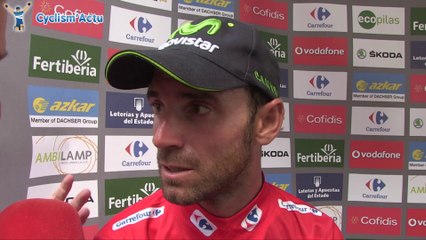 La Vuelta 2014 - Alejandro Valverde, maillot rouge à l'issue de la 8e étape