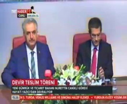 Yeni Gümrük Ve Ticaret Bakanı Nurettin Canikli, Görevi Hayati Yazıcı'dan Devralıyor