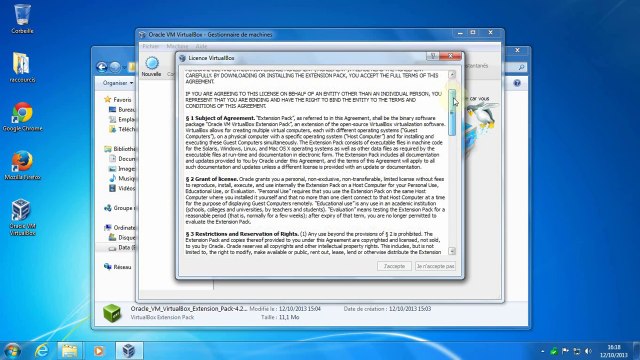 Installer une machine virtuelle virtualbox