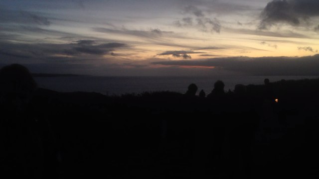 Retraite aux flambeaux à Ste Anne la Palud