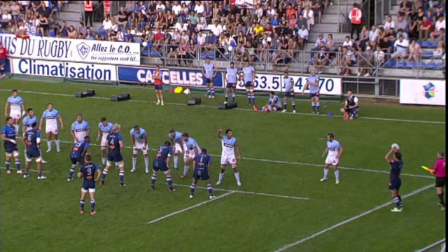 Castres-Bayonne: Essai Brice Mach (CAS) - J3 - Saison 2014-2015