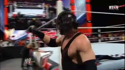 RTL9 RAW KANE VS ROMAN REIGNS LAST MAN STANDING MATCH