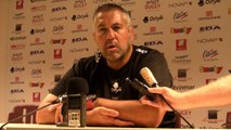 Rugby Top 14 -Christophe Urios (entraîneur USO - 1ère partie) après Oyonnax - Stade Français