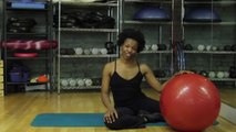 Ab Exercises Using Arms & Legs With an Exercise Ball _ Workout Time