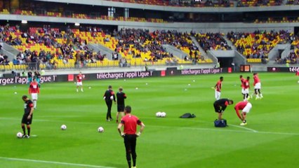 30/08/14 : SMC-SRFC : échauffement au MMArena