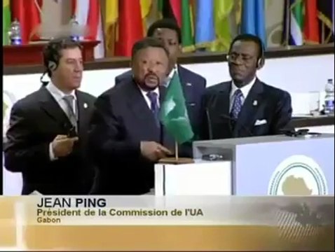 Jean-Ping au 17 eme sommet de l’Union africaine à Malabo en Guinée Equatoriale