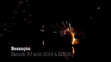 L'embrasement du Doubs à Besançon