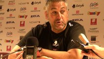 Christophe Urios (entraîneur USO - 2e partie) après Oyonnax - Stade Français