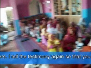 Mother wept after healing of her daughter