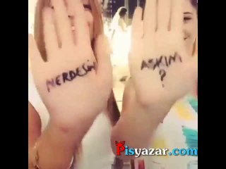 nerdesin aşım burdayım aşkım