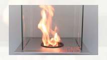 Cube Tabletop Ethanol Fireplace by Ignis at CleanFlames.com