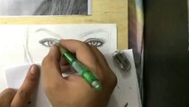 Megan Fox Speed Drawing by HASEEB KHAN