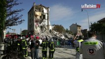 Un immeuble soufflé par une explosion à Rosny-sous-Bois