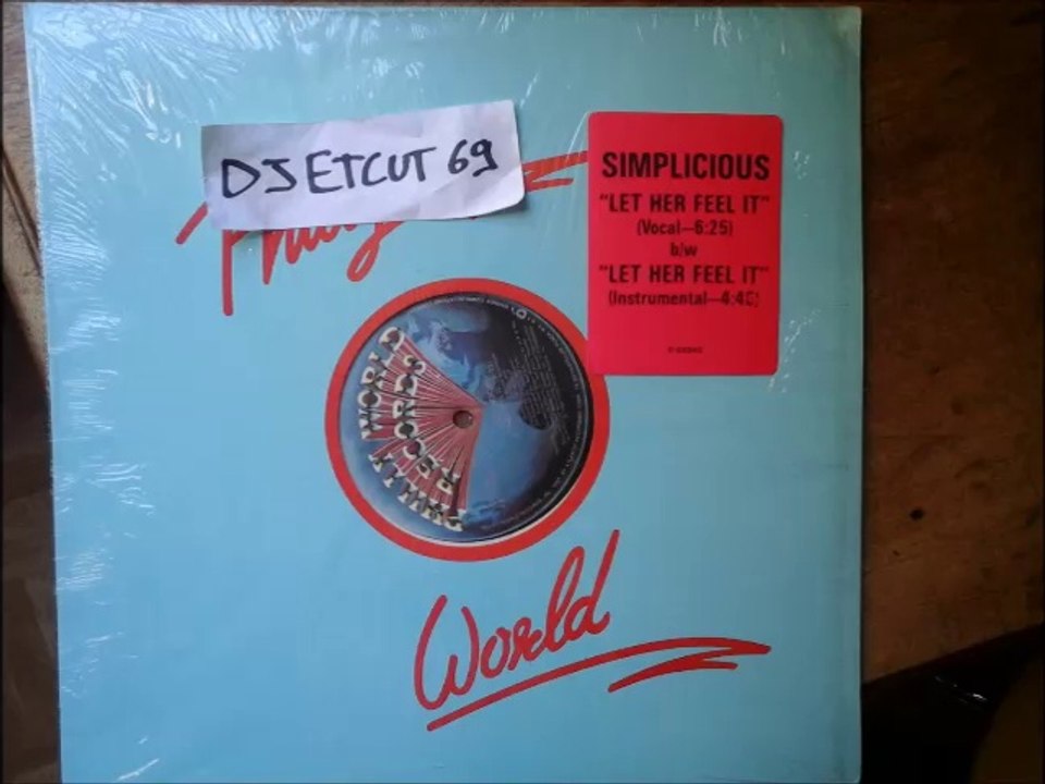 SIMPLICIOUS -LET HER FEEL IT(RIP ETCUT)PHILLY WORLD REC 84