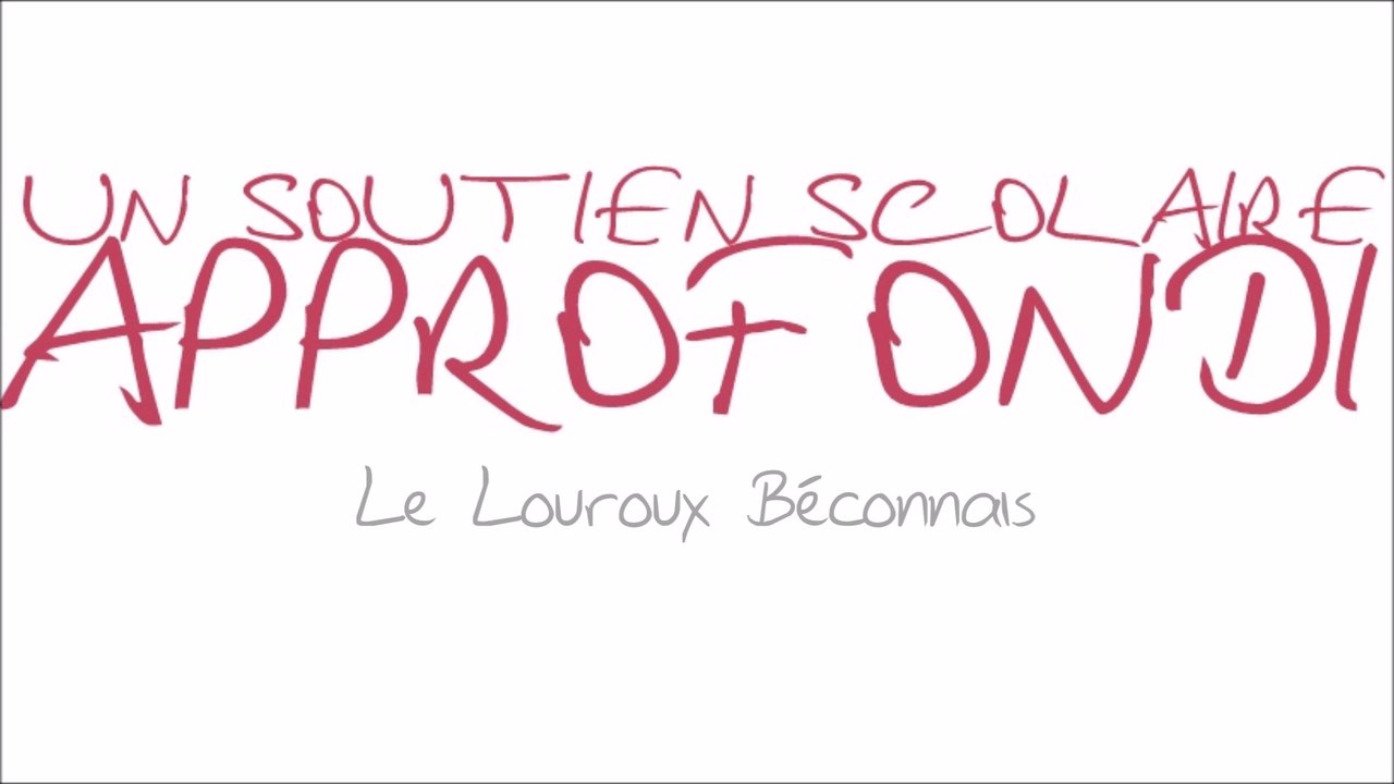 Un soutien scolaire approfondi au Louroux-Béconnais