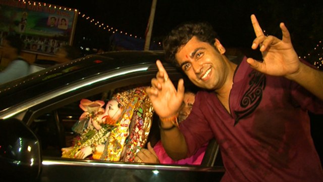 (VIDEO) Ankit Gera aka Mayank DANCE At His Ganpati Visarjan 2014 | Ganesh Chaturthi 2014