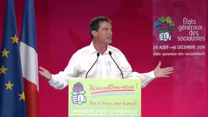 Discours de clôture de Manuel Valls - Université d'été 2014