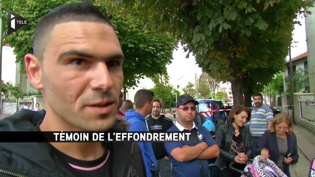 Un immeuble s'est effondré