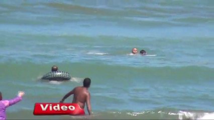 Boğulma anı canlı canlı kameralara yansıdı !