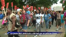 Jeune Noir tué par un policier blanc aux Etats-Unis: nouvelle manifestation à Ferguson