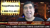 Tampa Bay Buccaneers vs. Carolina Panthers Pick Prediction NFL Pro Football Odds Preview 9-7-2014