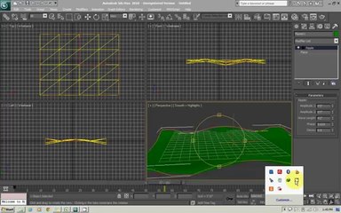 3Ds Max Tutorial - Ripple - Urdu Hindi BY qesar shekh