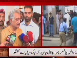 VC PIMS talking to media about injured people