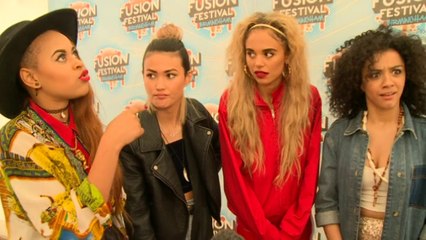 Neon Jungle attempt Birmingham accents at Fusion Festival